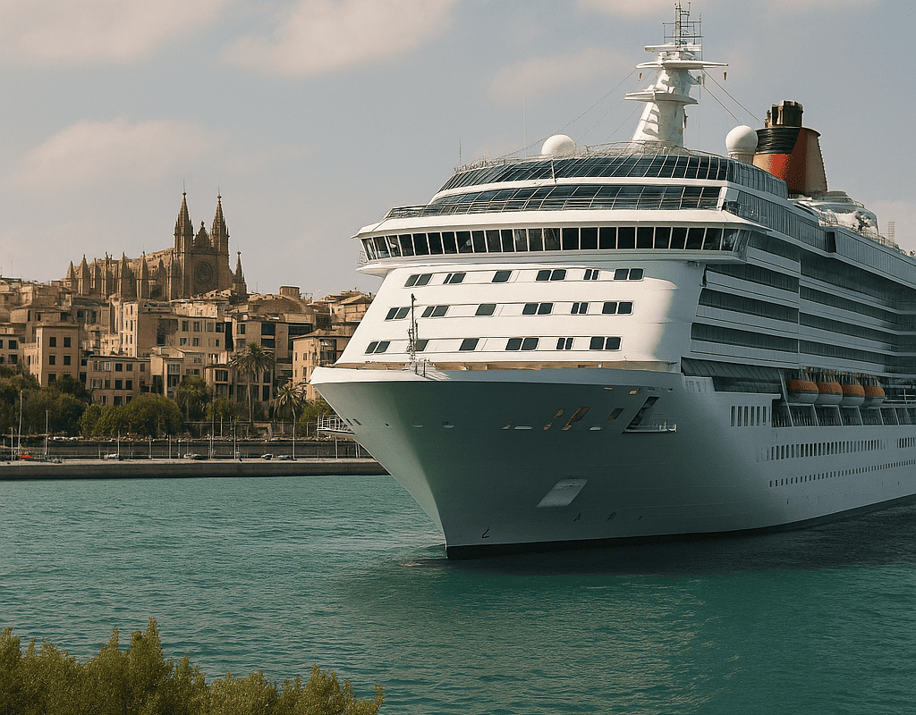 Llegada de cruceros a Mallorca