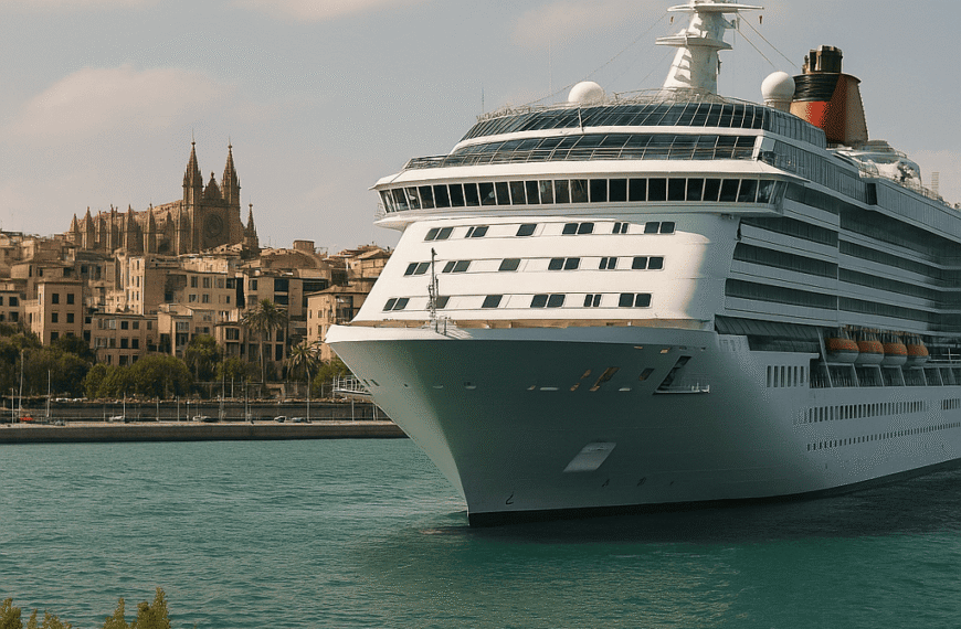Llegada de cruceros a Mallorca