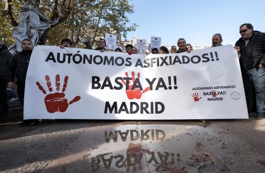 Autónomos toman Madrid, esto reclaman